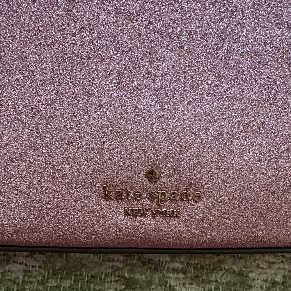 Kate Spade Glimmer Glitter Pochette (Style KE453) in pink🎀 - Picture 2 of 7